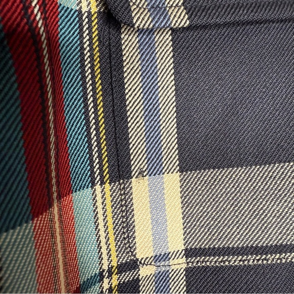 Ralph Lauren LRL Women’s Wool Shirt Plaid Long Sleeve Button Front Size Small - Picture 3 of 7